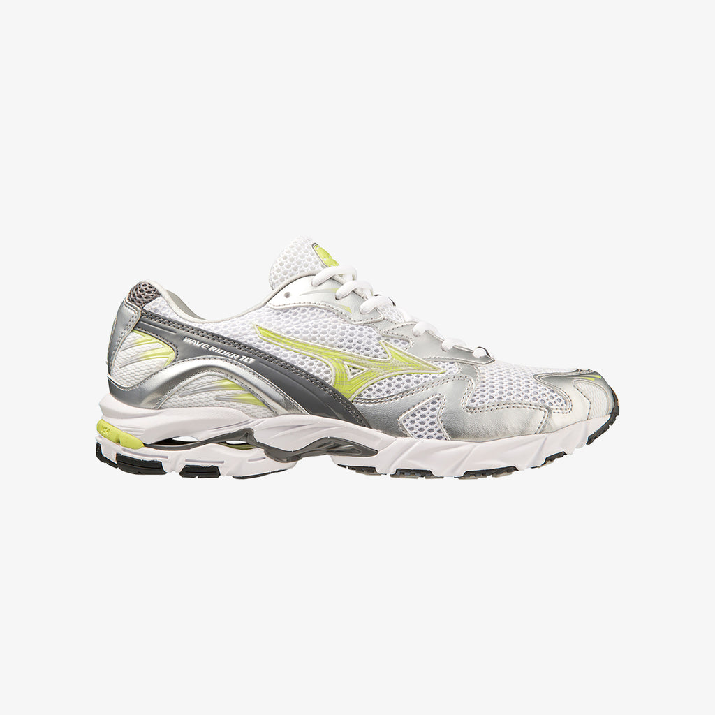 Light Green Silver Mizuno WAVE RIDER 10 | CA_MZN48998