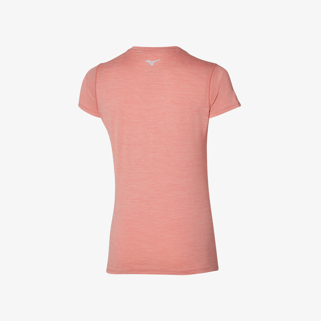 Pink Mizuno IMPULSE CORE TEE | CA_MZN21120