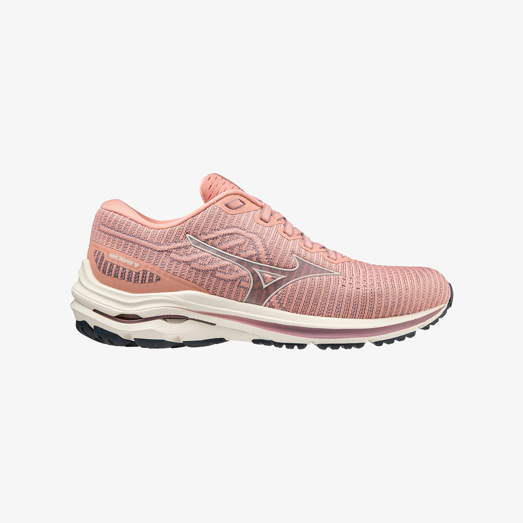 Pink Mizuno WAVE INSPIRE 18 WAVEKNIT | CA_MZN74560