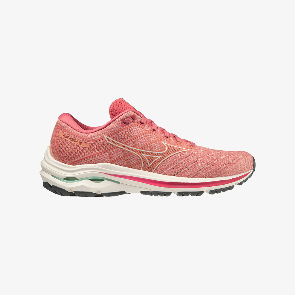 Pink Mizuno WAVE INSPIRE 18 | CA_MZN89604