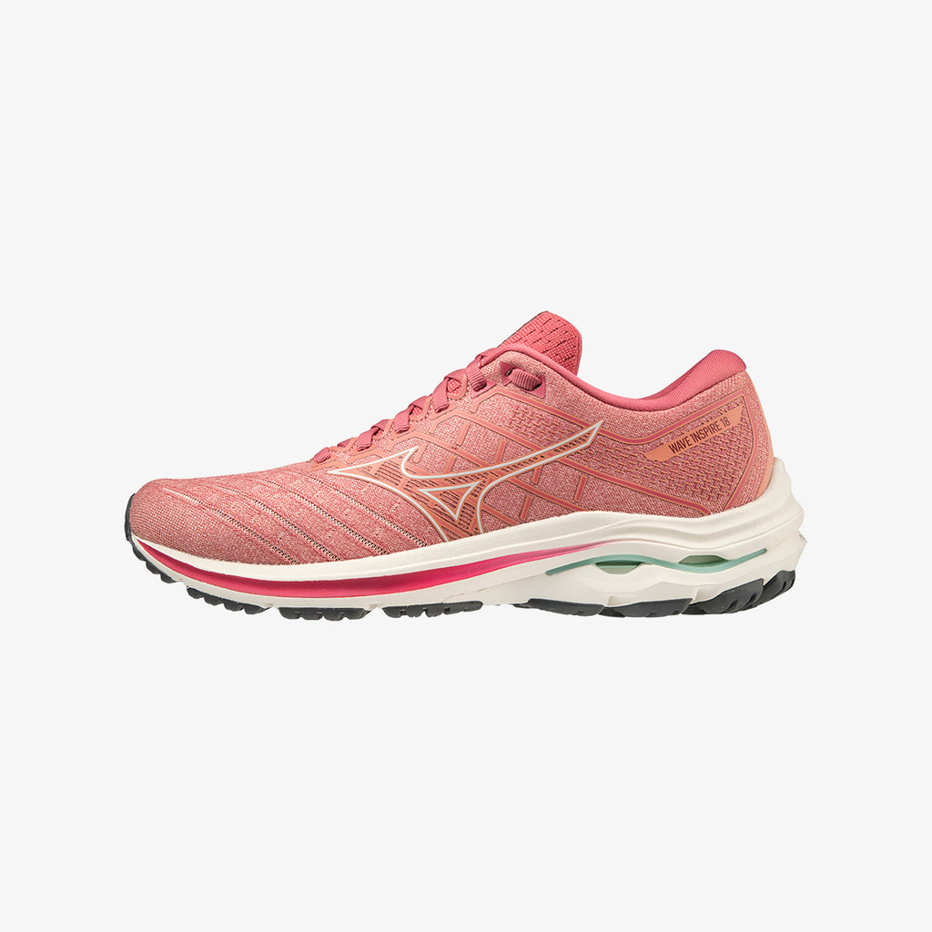 Pink Mizuno WAVE INSPIRE 18 | CA_MZN89604