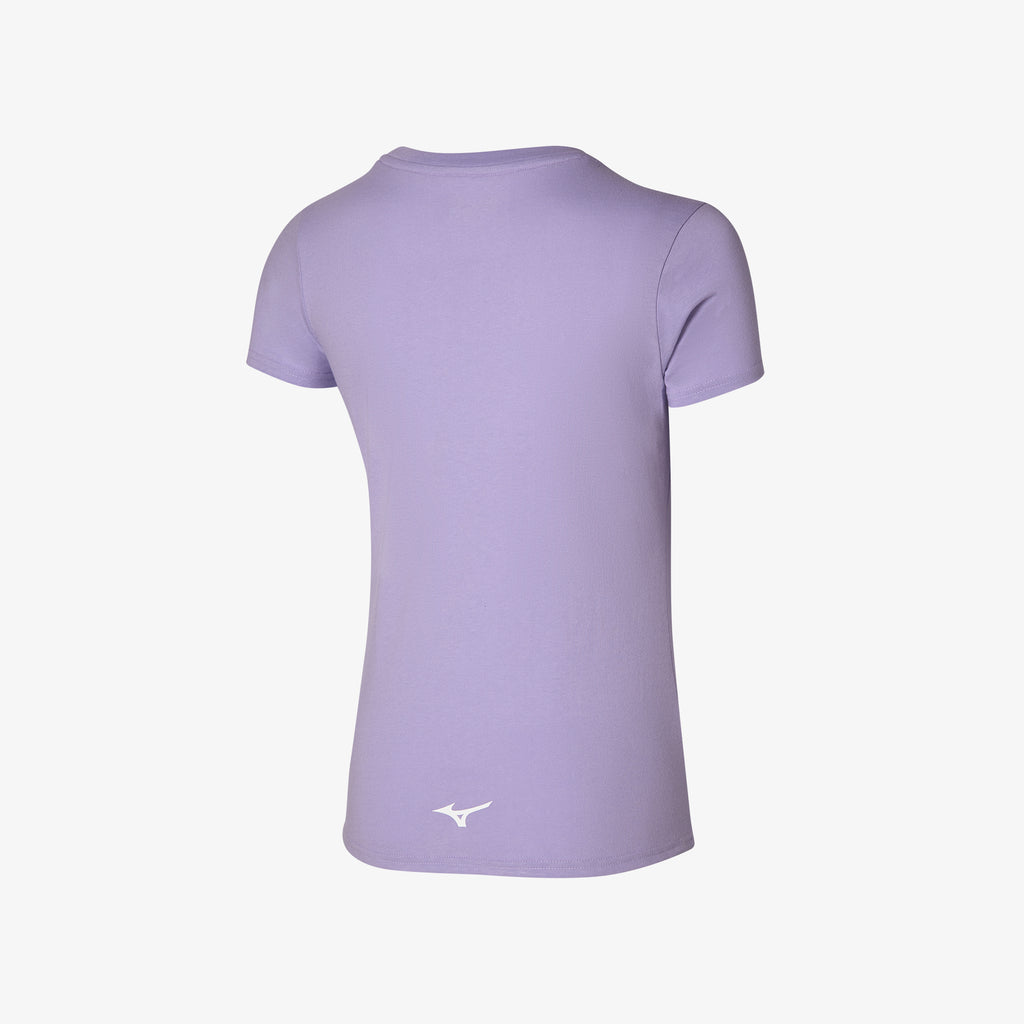 Purple Mizuno ATHLETIC MIZUNO TEE | CA_MZN48123