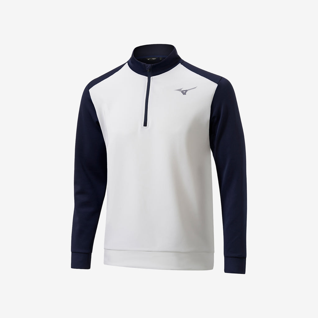 White Black Mizuno MIZUNO RB QTR ZIP | CA_MZN12605