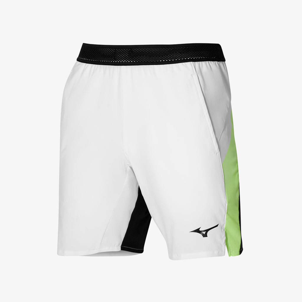 White Black Mizuno RELEASE 8 IN AMPLIFY SHORT | CA_MZN25745