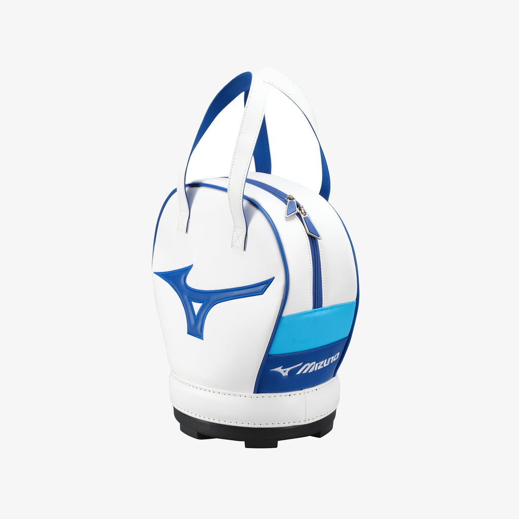 White Blue Mizuno TOUR PRACTICE BALL BAG | CA_MZN74143