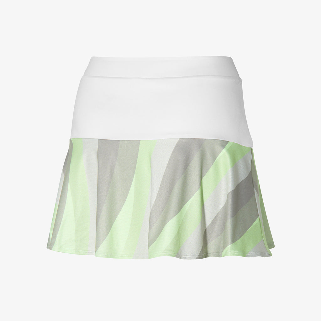 White Green Mizuno RELEASE FLYING SKIRT | CA_MZN39810