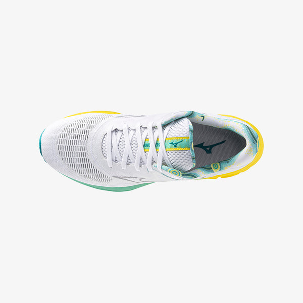 White Green Yellow Mizuno WAVE RIDER 27 SSW (U) | CA_MZN61074