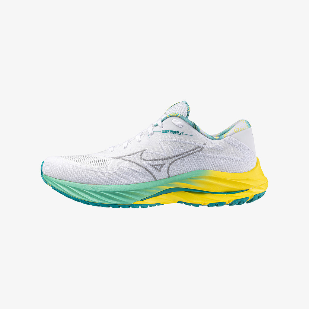 White Green Yellow Mizuno WAVE RIDER 27 SSW (U) | CA_MZN61074