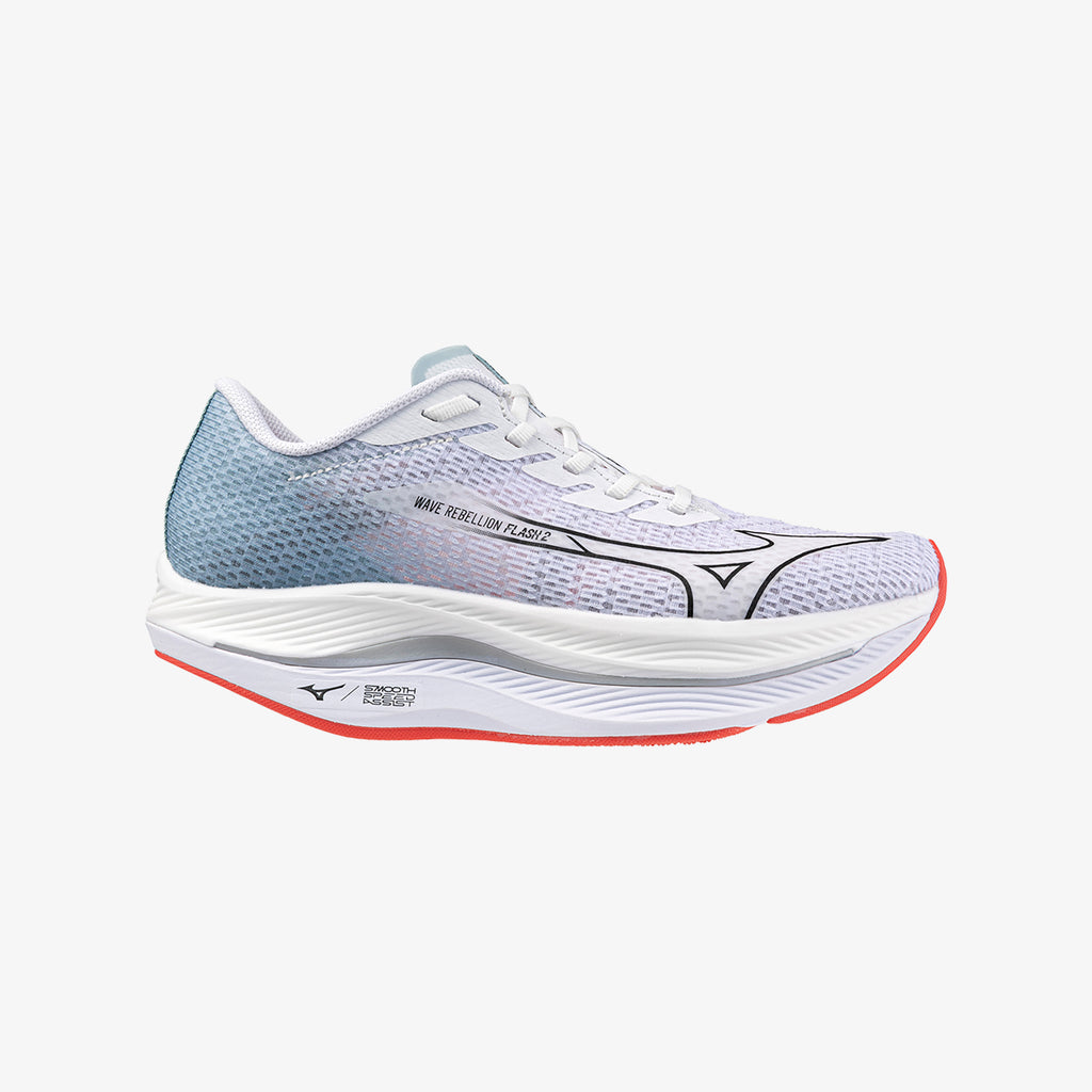 White Grey Mizuno WAVE REBELLION FLASH 2 | CA_MZN48585