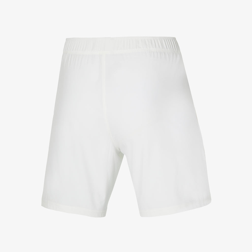 White Mizuno 8 IN FLEX SHORT | CA_MZN66819