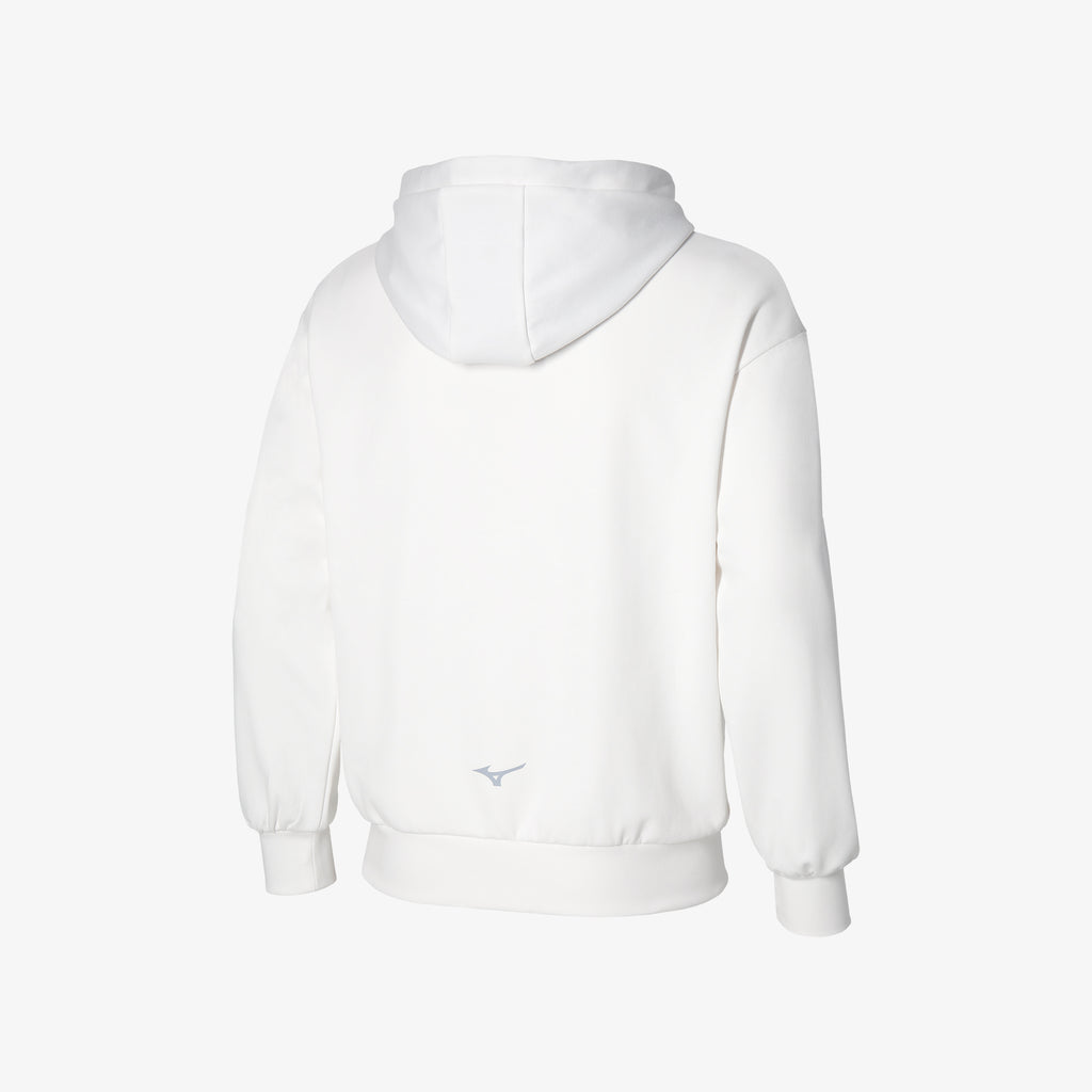 White Mizuno ATHLETICS GRAPHIC HOODIE | CA_MZN54755