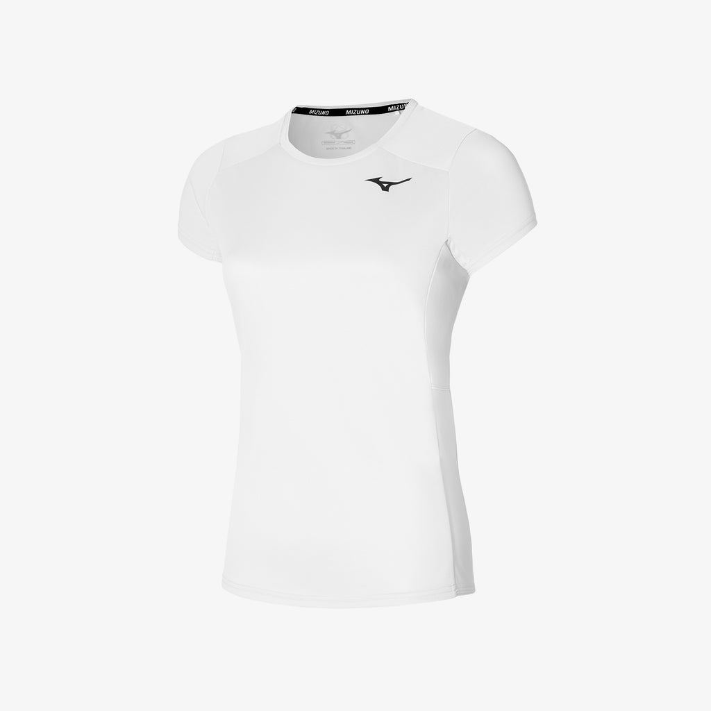 White Mizuno MIZUNO TWO LOOPS 8 TEE | CA_MZN78791