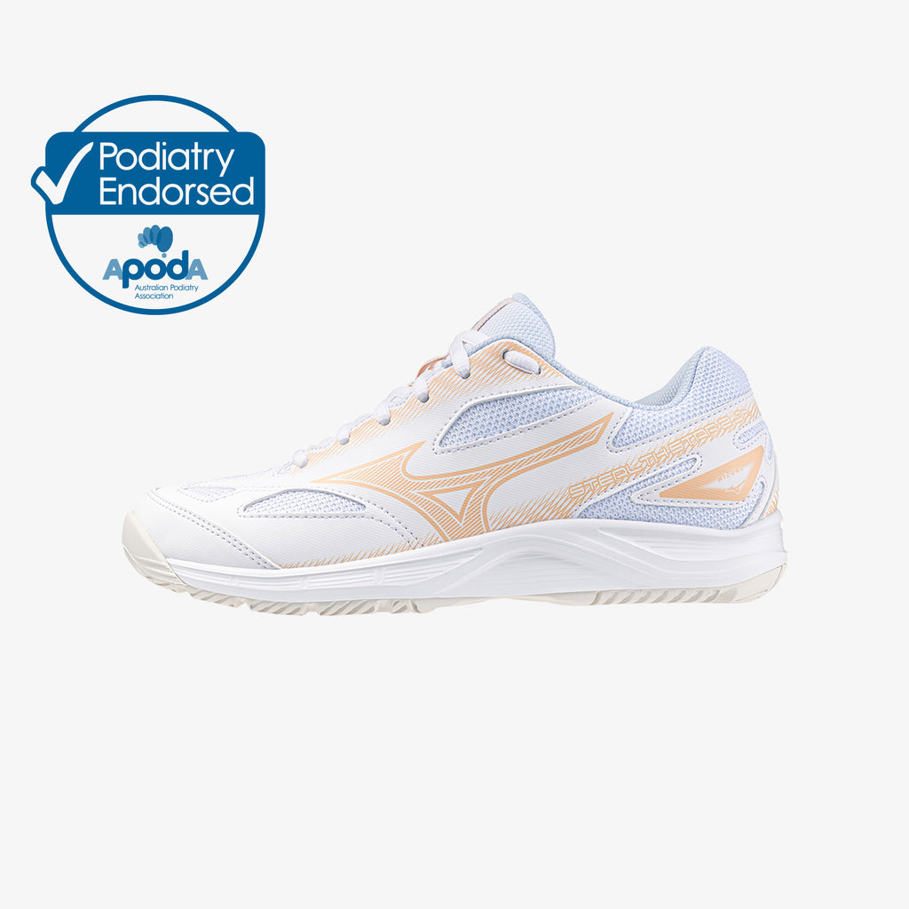 White Mizuno STEALTH STAR JR NB | CA_MZN36777